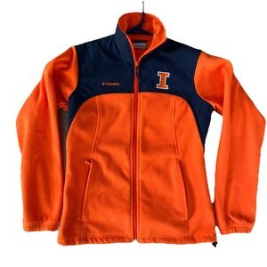 Columbia Fighting Illini Women's Size XS Zip Up Fleece Jacket